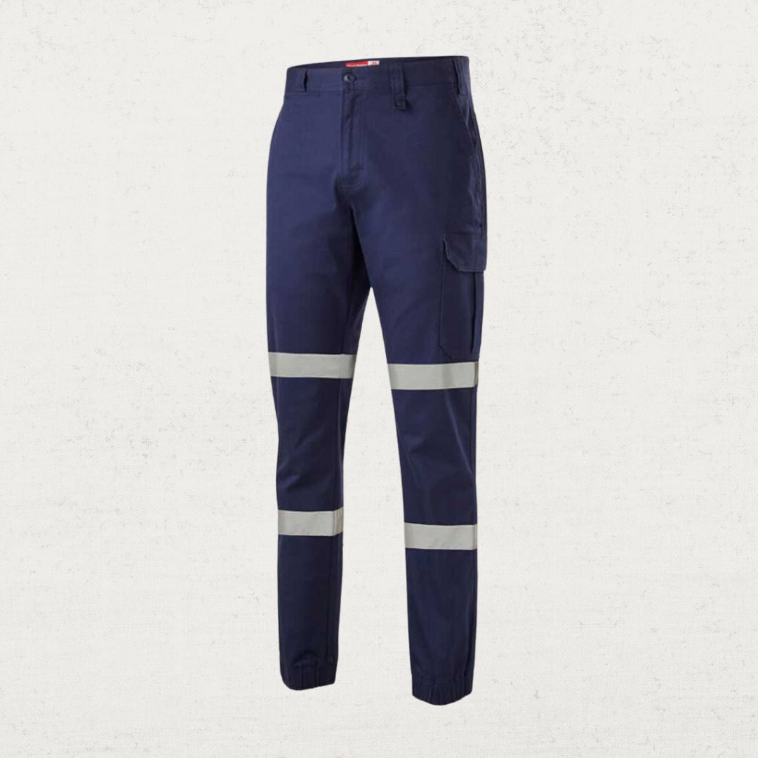 Drill Cargo Cuffed Pant with Tape