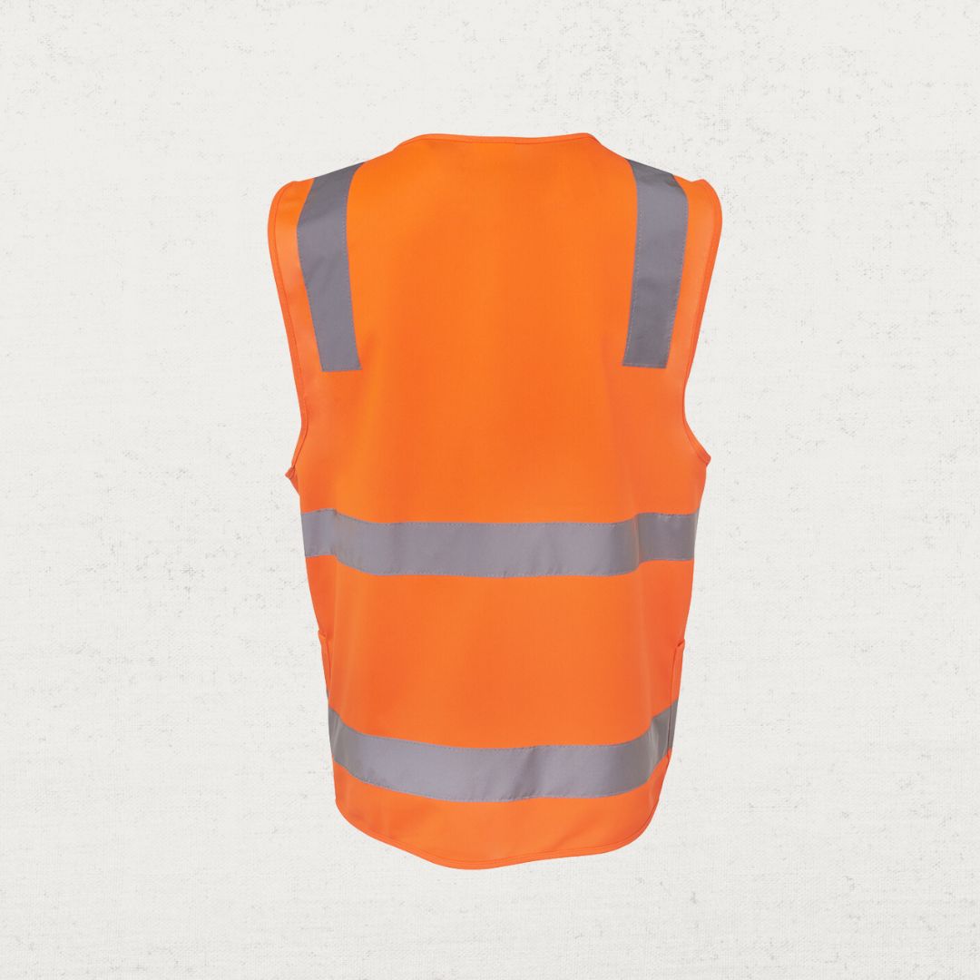 Hi Vis Safety Vest with Zip Closure