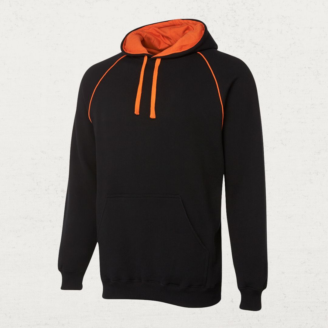 Fleecy Contrast Hoody