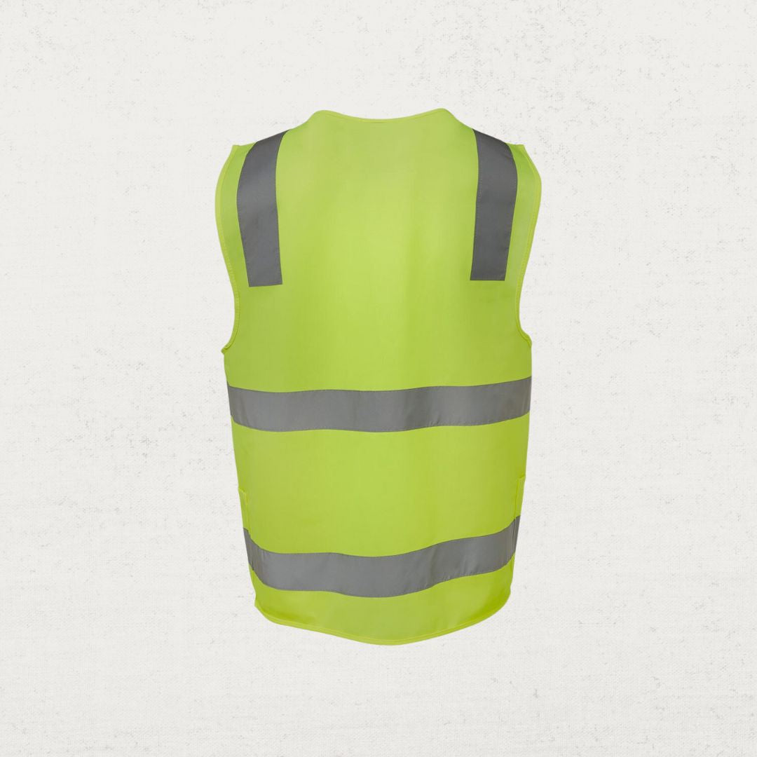 Hi Vis Safety Vest with Zip Closure