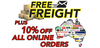 SALE-10% OFF & FREE FREIGHT, Enter Promo Code