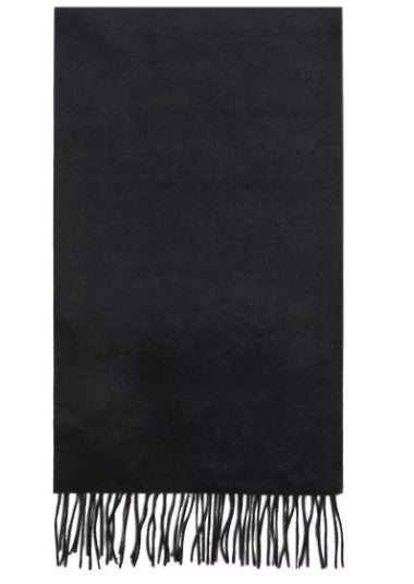 Plain Black Scarf