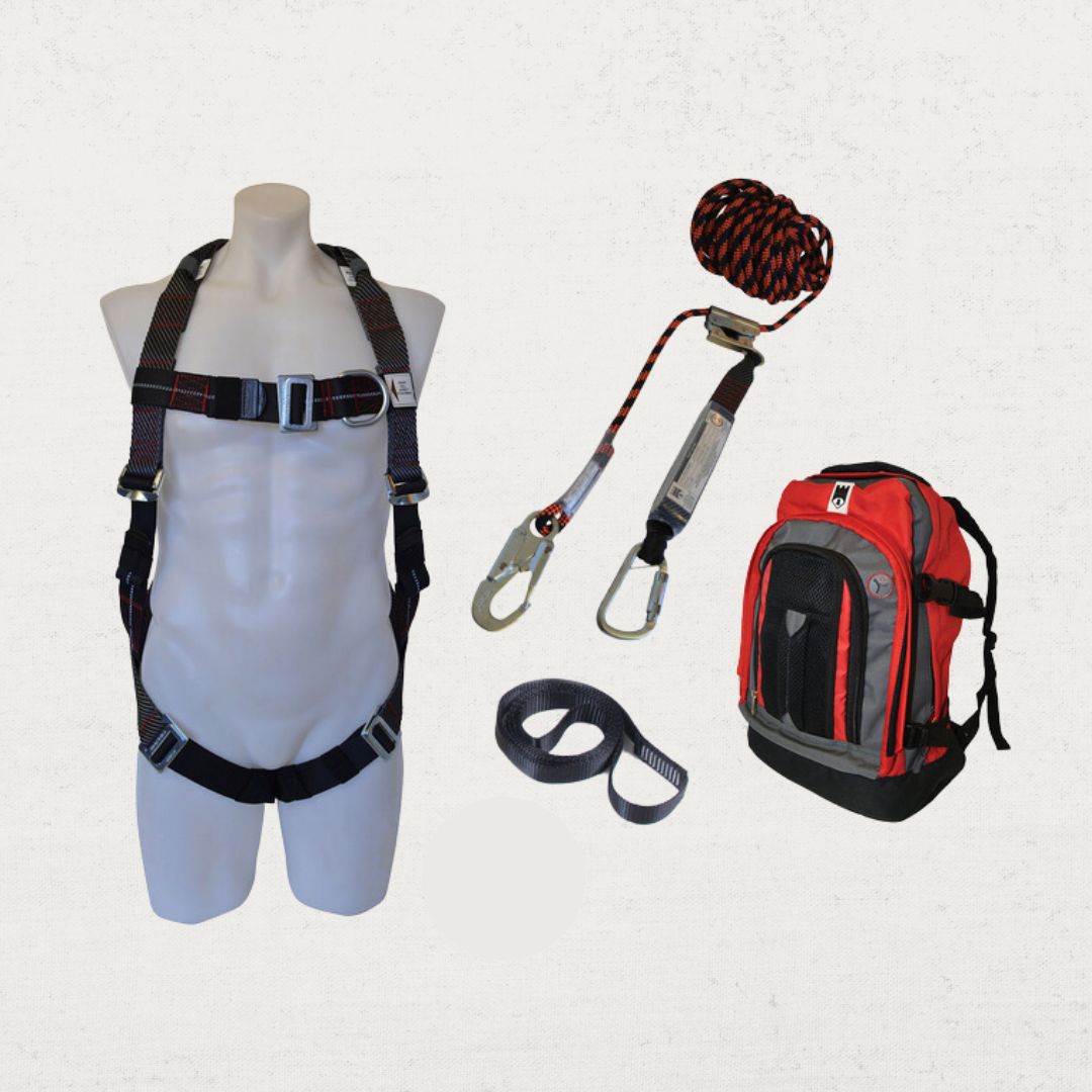 Economy Roofers Safety Kit with HI-SAFE Harness & 15m Rope