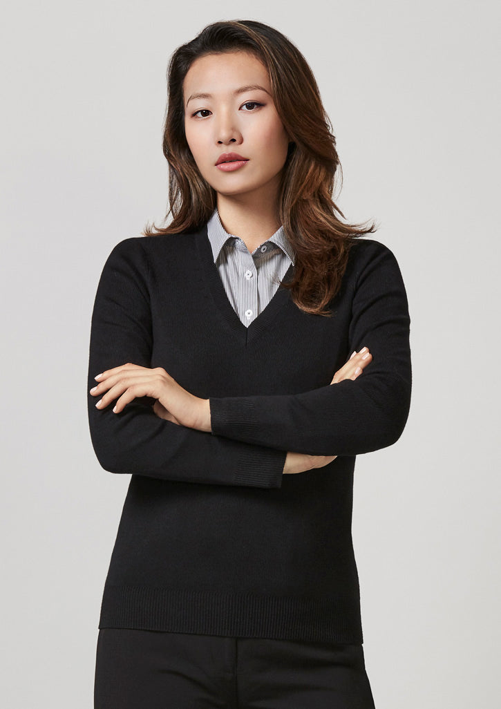 V-Neck Knitted Pullover