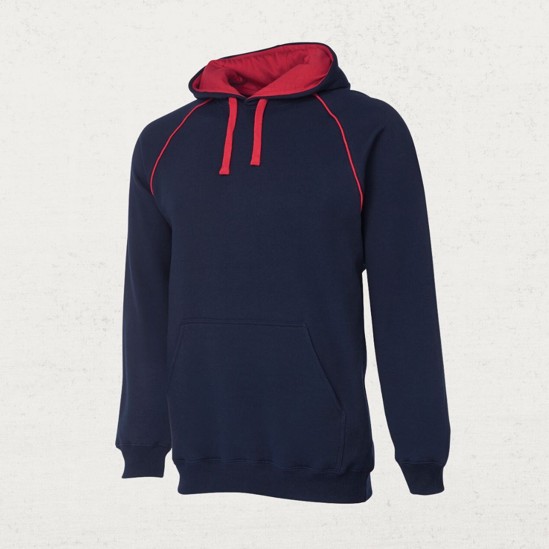 Fleecy Contrast Hoody