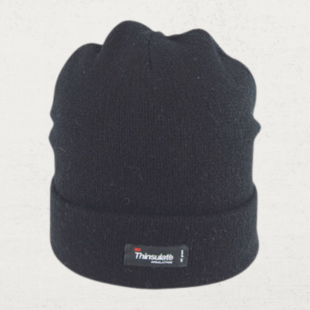 Ragg Wool Knitted Beanie with Thinsulate Liner