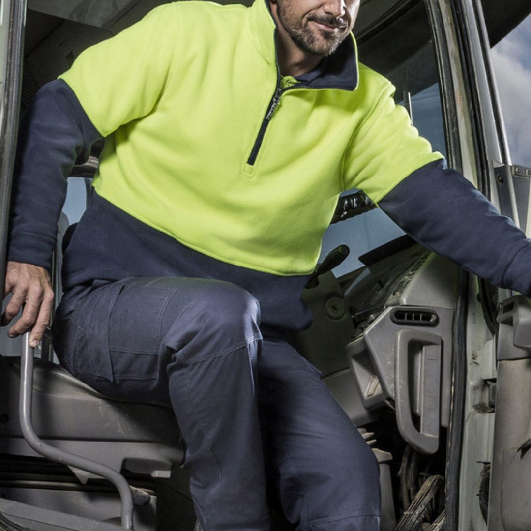 Hi Vis Heavyweight Polar Fleece Jumper