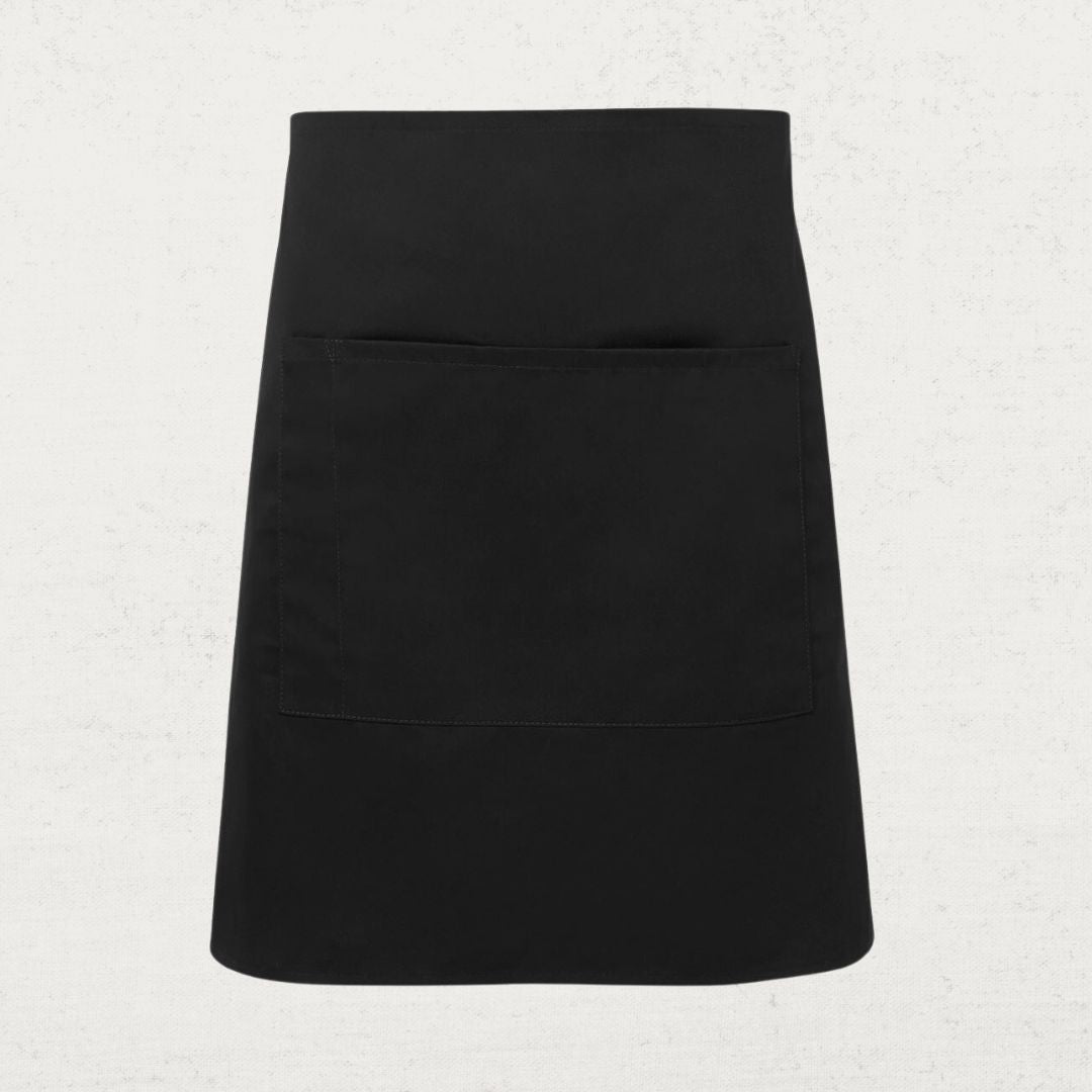 Short Apron with Pocket