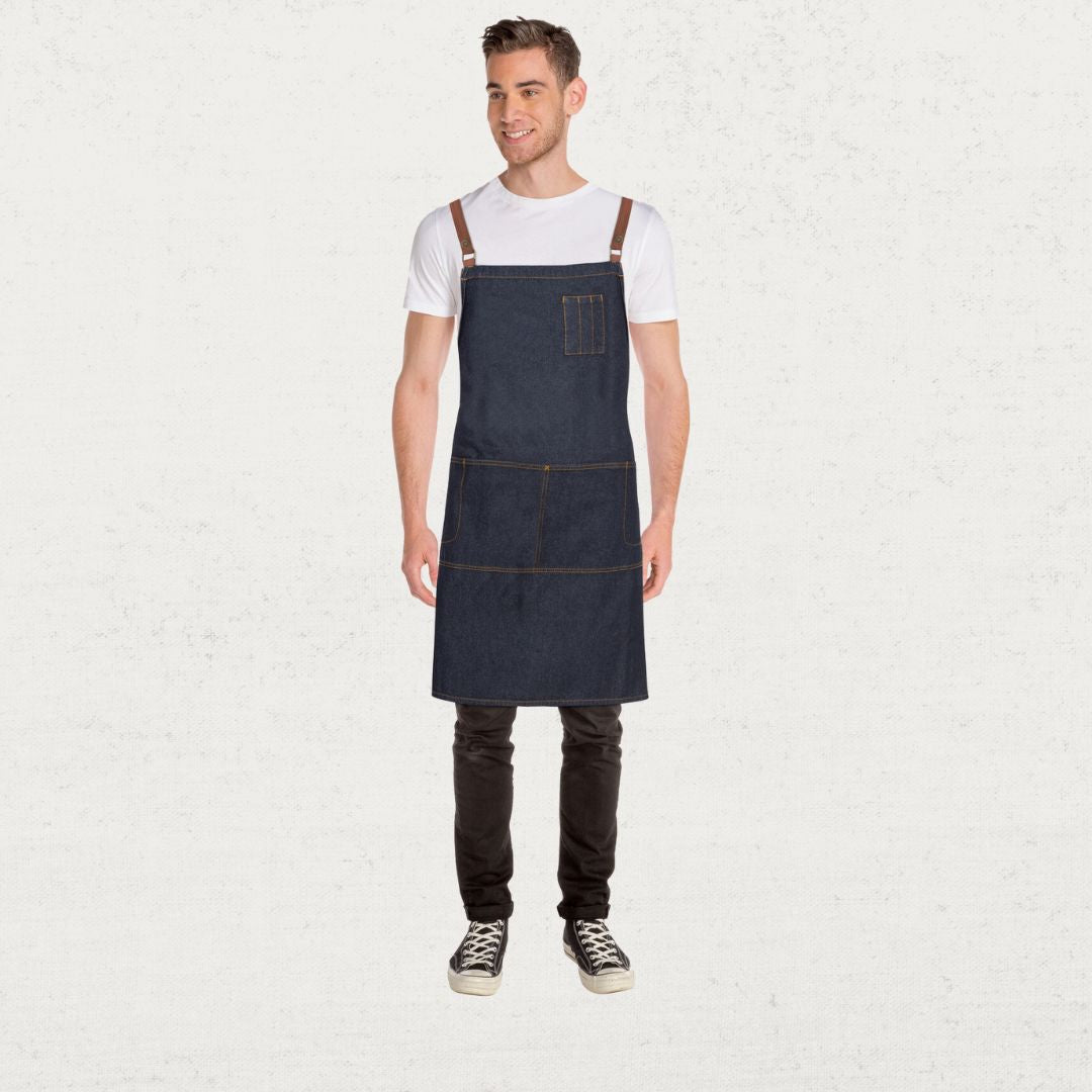 Memphis Denim Bib Apron