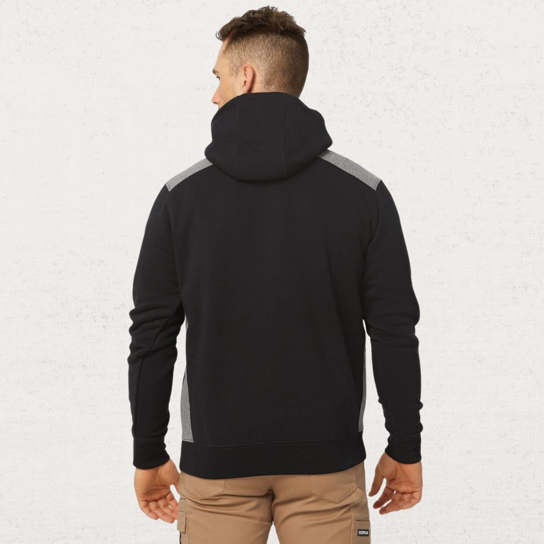 Panel Hooded Sweatshirt