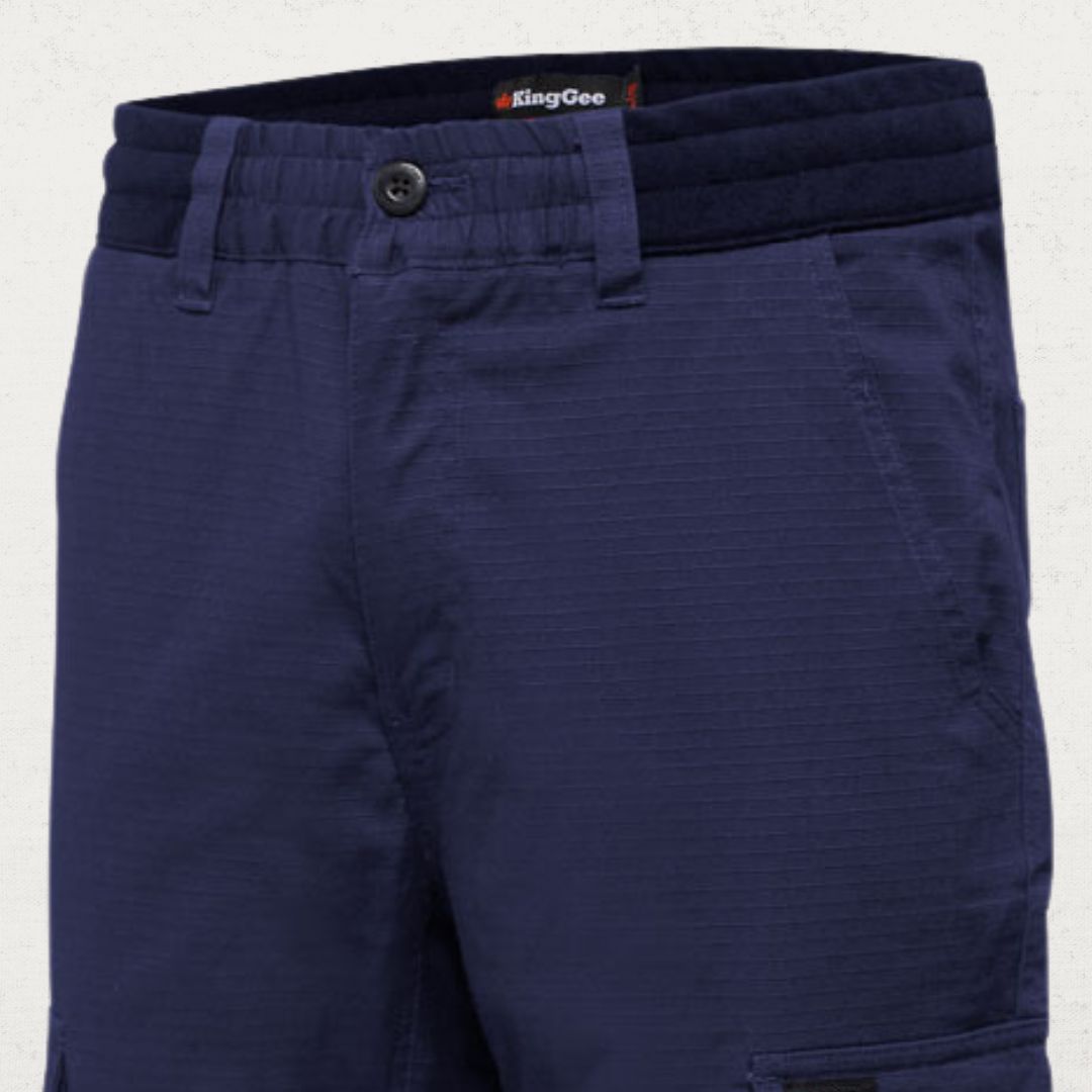 Rib Comfort Waist Ripstop Pant