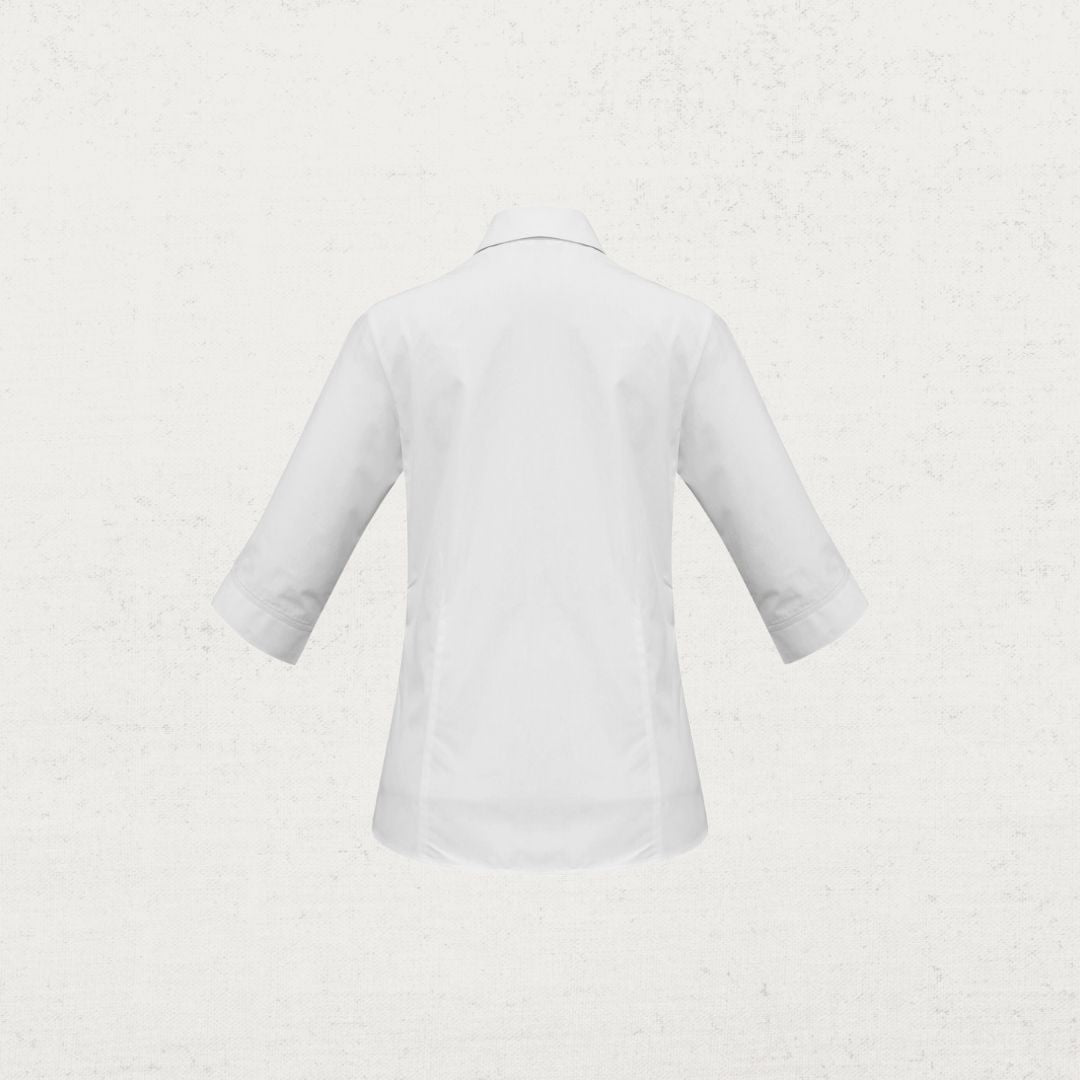 Base Poplin 3qtr Sleeve Shirt