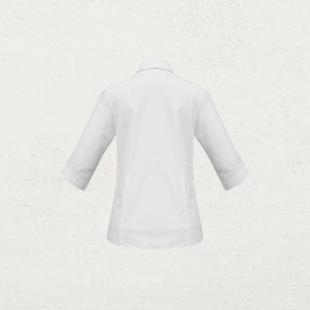 Base Poplin 3qtr Sleeve Shirt