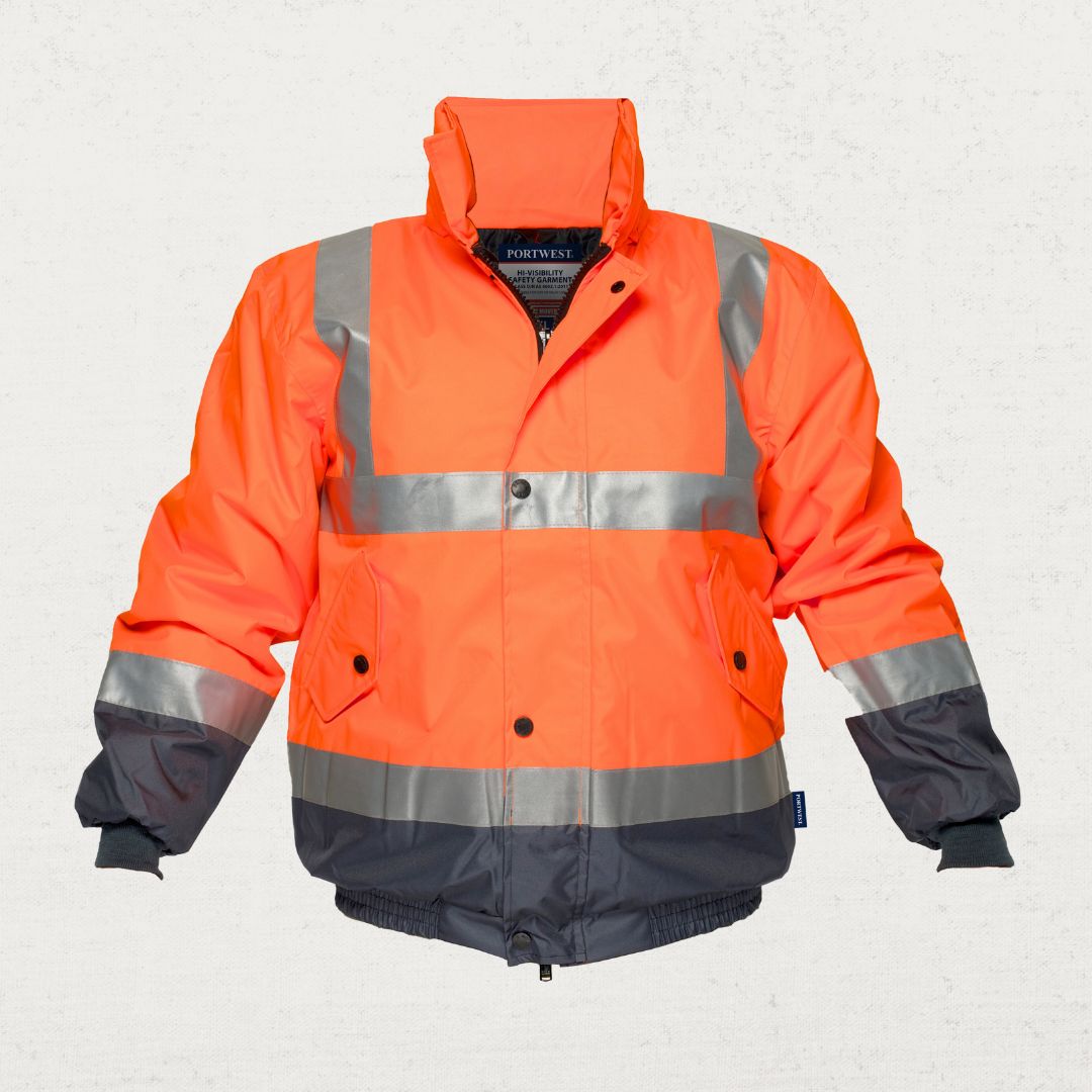 Hi Vis Waterproof Bomber Jacket with 3M Tape