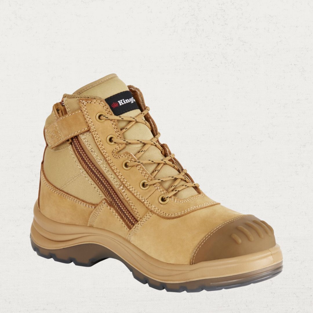 Tradie 5inch Side Zip Safety Boot