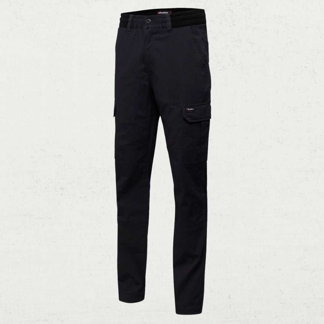 Rib Comfort Waist Ripstop Pant