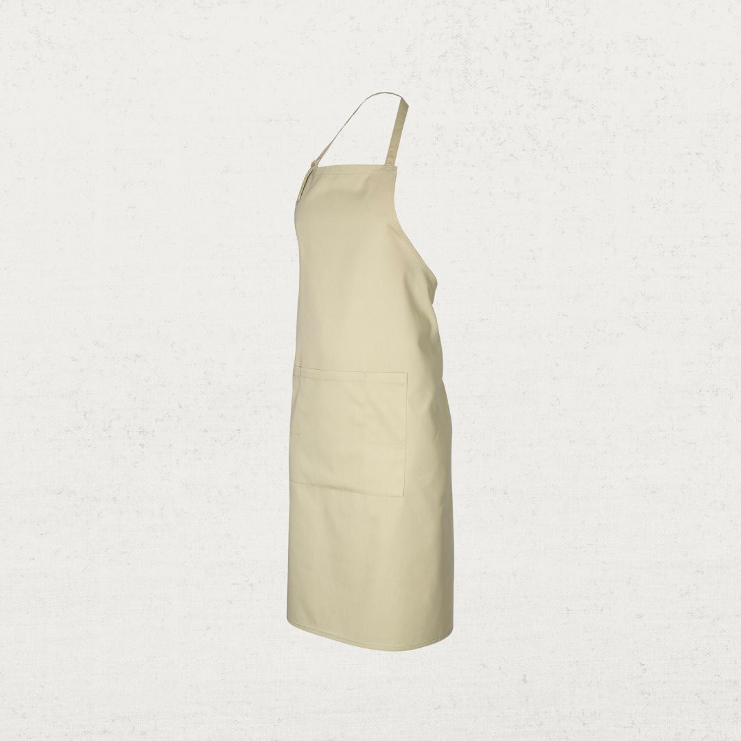 Bib Apron with Pocket and Pen Provision