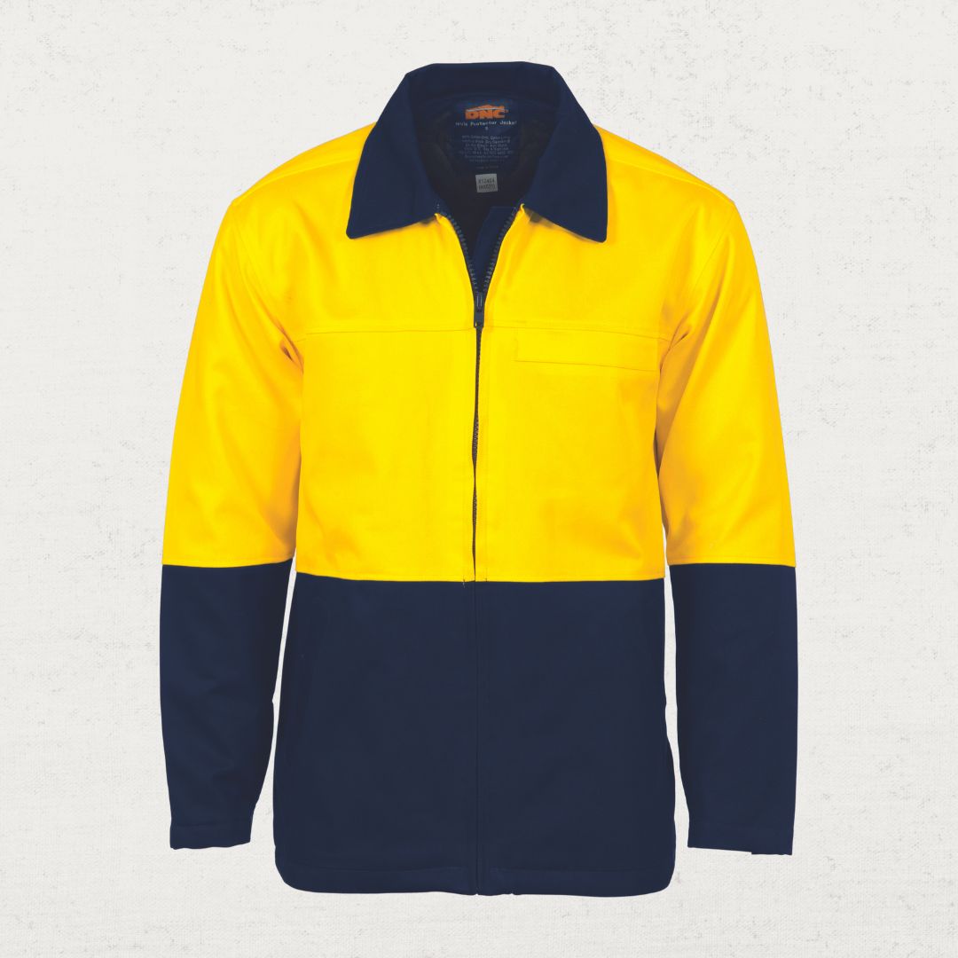 Hi Vis Two Tone Protector Drill Jacket