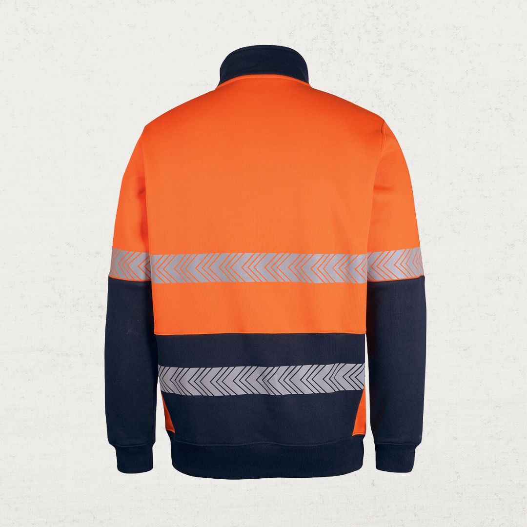 330gsm Segmented Taped Hi Vis Jumper