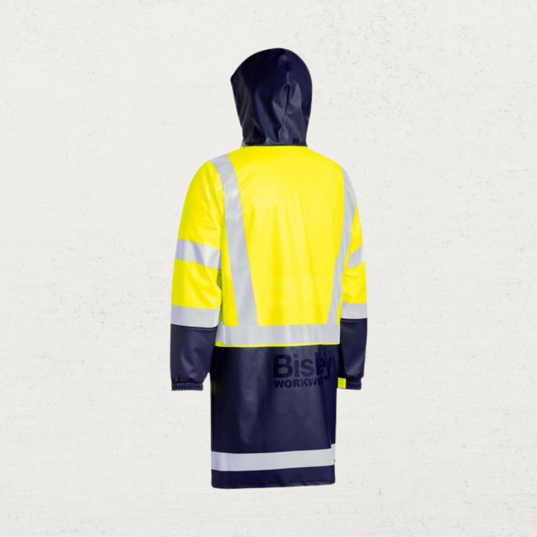 Hi Vis Taped PU Waterproof Jacket