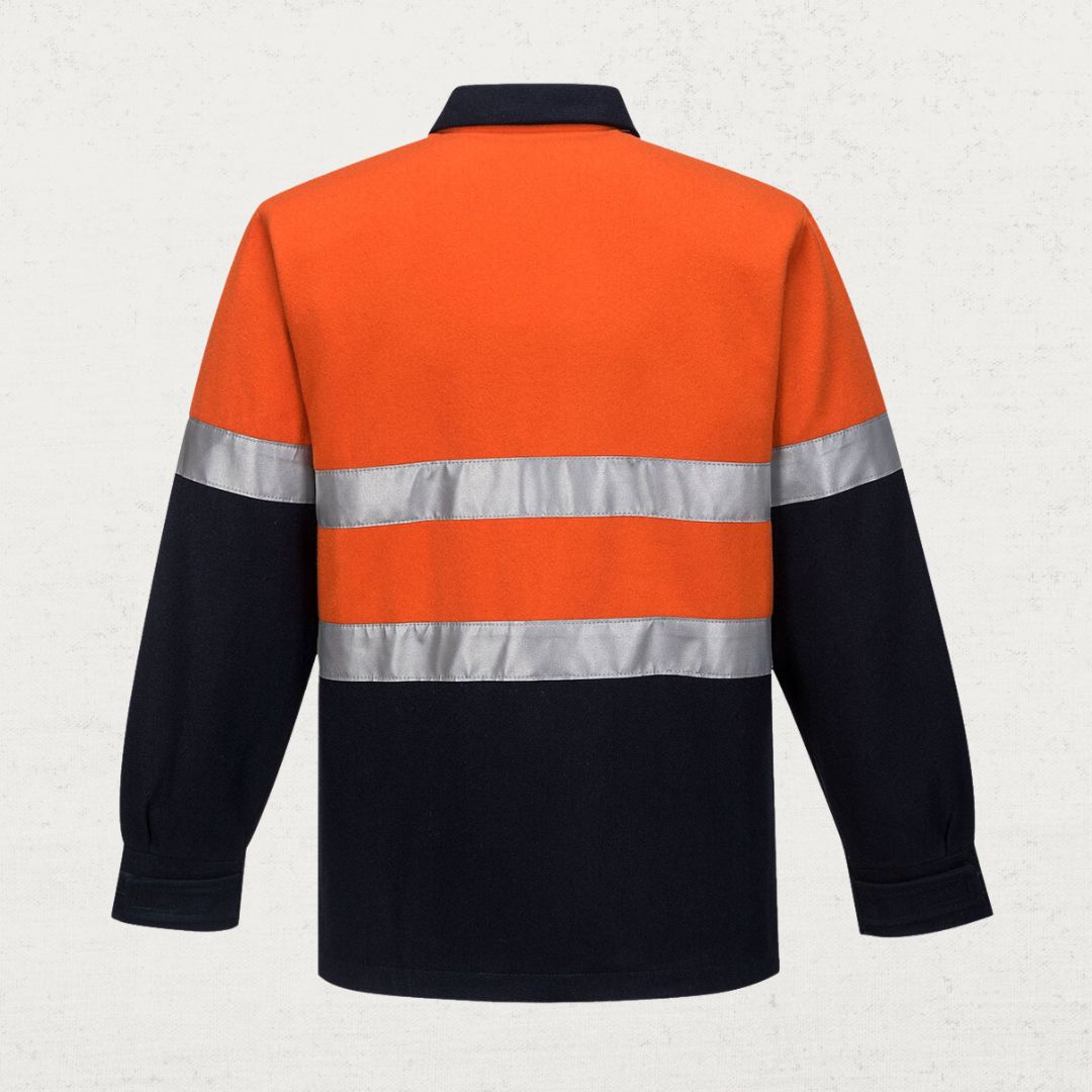 Hi Vis Wool Blend Bluey Jacket